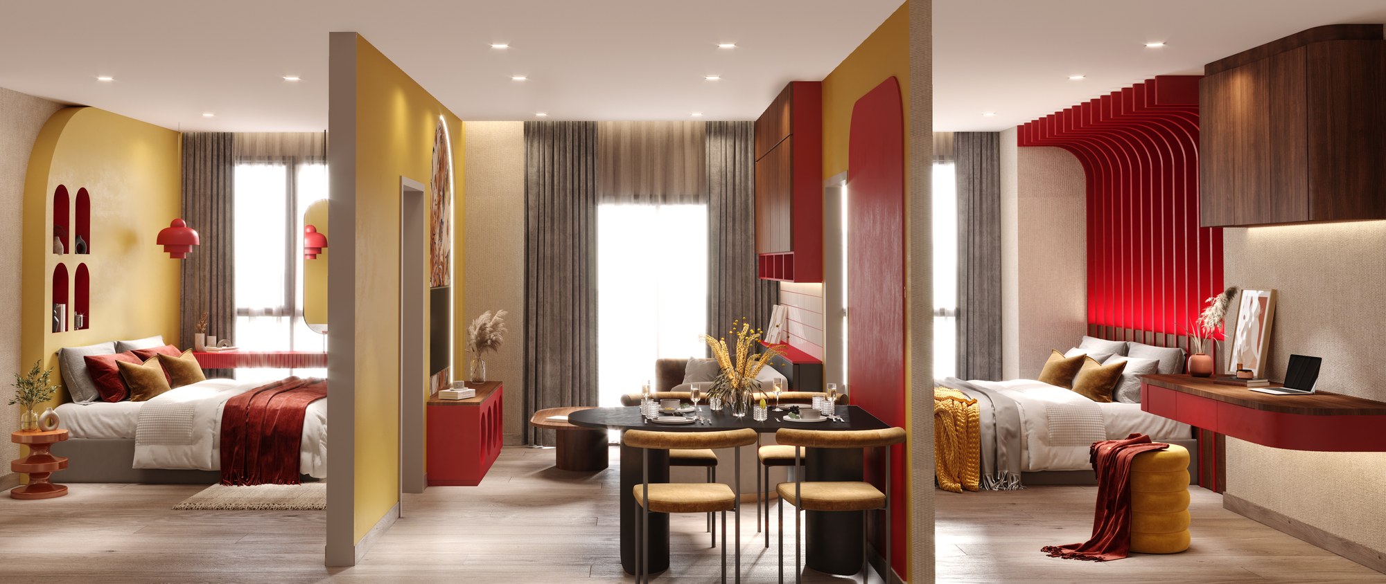 2-bedroom show unit